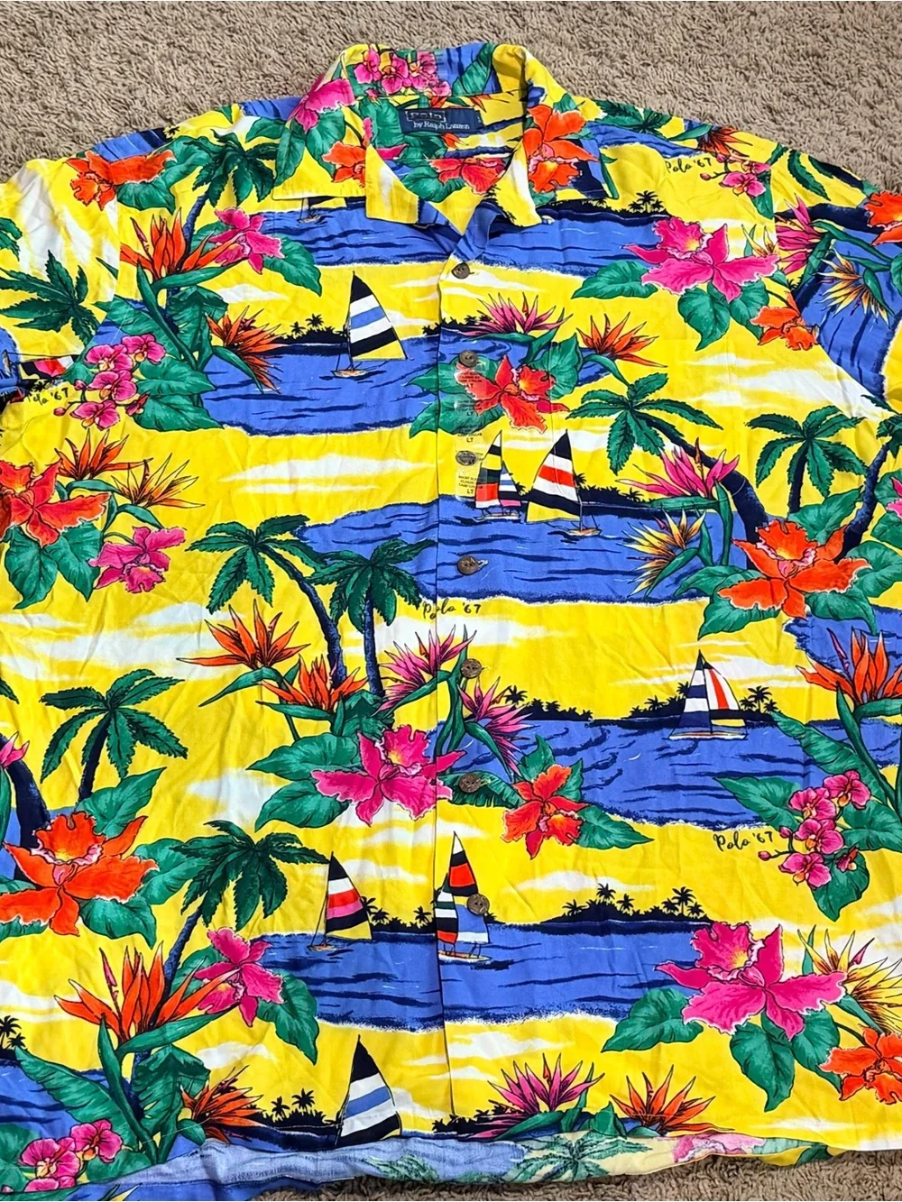 Polo Ralph Lauren bright yellow